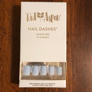 Red Aspen Nail Dashes Sandrine Sails Matte